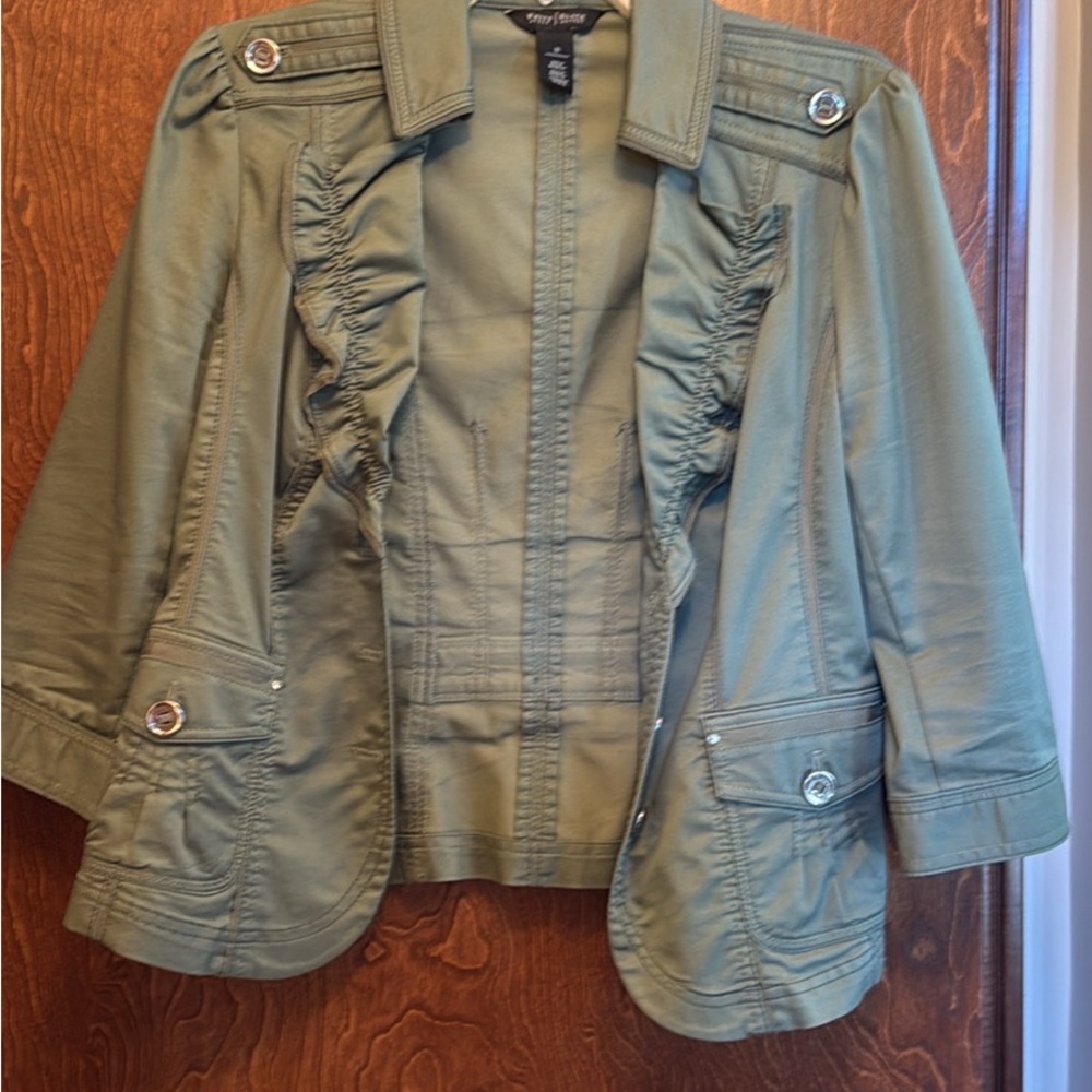 Olive Green Women's Jacket by White House Black Market